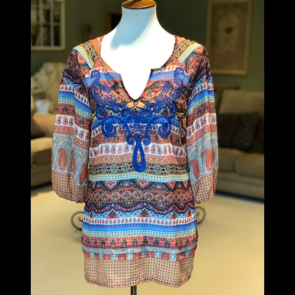 Nick & Mo sz S  summer top blouse shirt